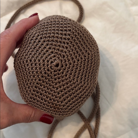 The Sak Tan Crochet Crossbody Bag - Picture 4 of 4